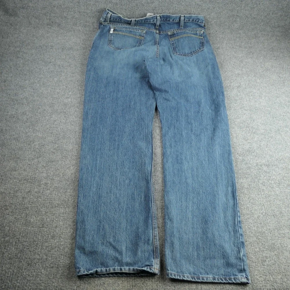 Cinch Jeans Mens 38x36 Blue Denim White Label Straight Rodeo Western Cowboy Work
